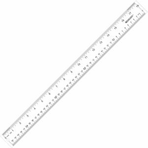 Acme Westcott Plastic Ruler 18"