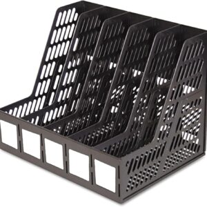 Advantus Magazine file 5 Compartments BK