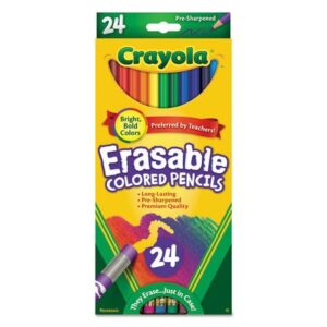 Crayola Coloured Erasable Pencils Pk/24