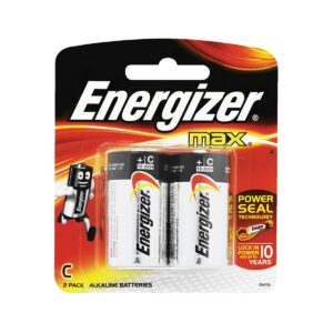 Energizer Batteries C Pk/2
