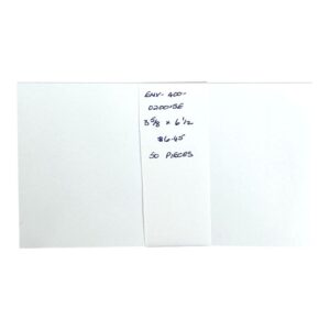 White Envelope 90g 92x165 (3.62x6.5)