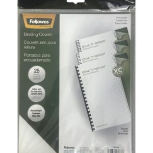 Fellowes Binding Cover Frosted 8.5x11