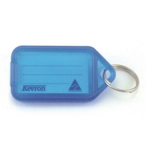 Kevron Plastic Key Tags Blue