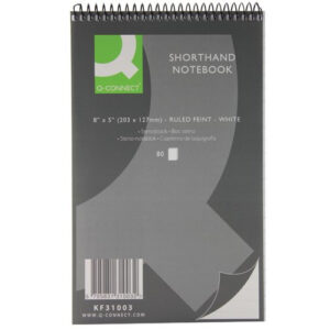Q Connect Shorthand Notebook