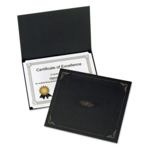 Oxford Certificate Holder Black