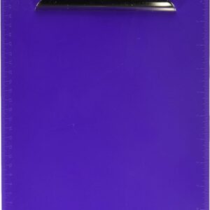 Sau Plastic Clipboard Purple Letter/A4