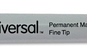 Unv Permanent Marker Red Fine