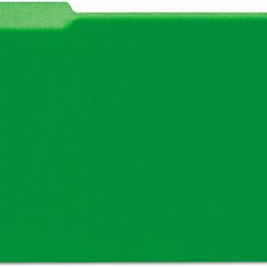 Unv Interior File Folder Legal Green