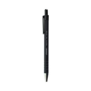 Unv Retr Comfort Grip Ball Pen Black Fin