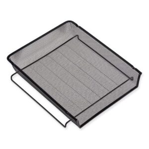 Unv Mesh Letter Tray Legal Black