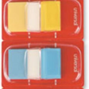 Unv Tape Flags Assorted Flourescent