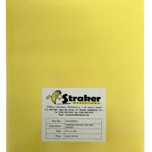 Vanguard Printing Card 180g Daffodil 8.5x11 Pk/50